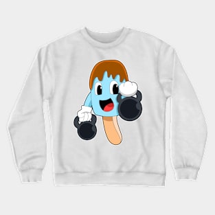 Popsicle at Strength training with Dumbbells Crewneck Sweatshirt